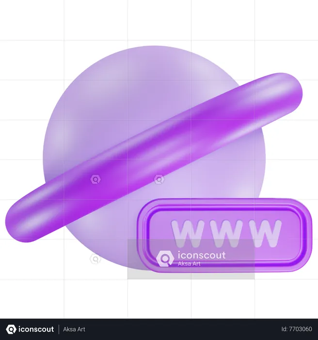 Www  3D Icon