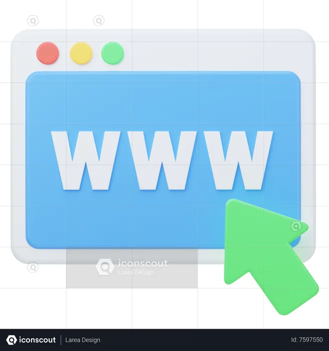 WWW  3D Icon