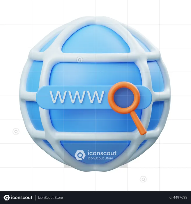 Www  3D Icon