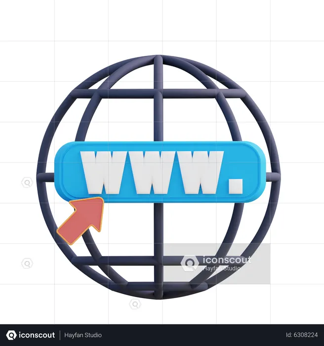 Www  3D Icon