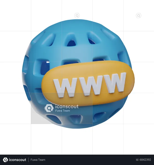 Www  3D Icon