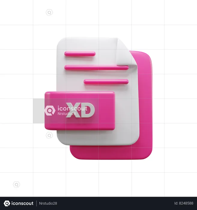 Xd File  3D Icon