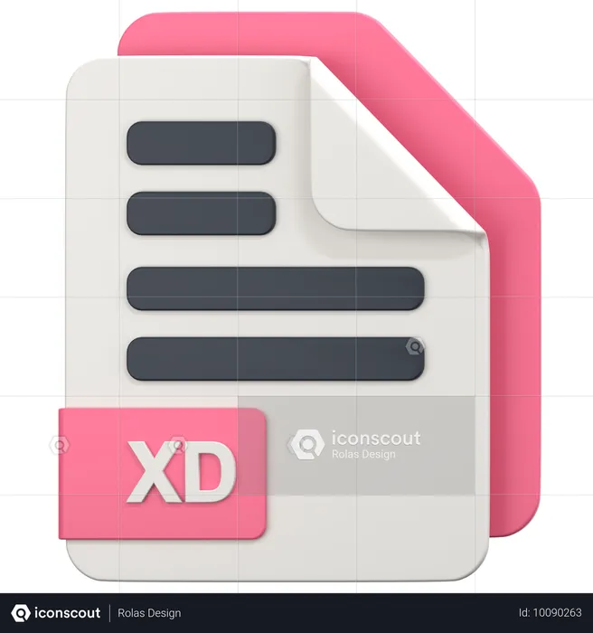 Xd File  3D Icon