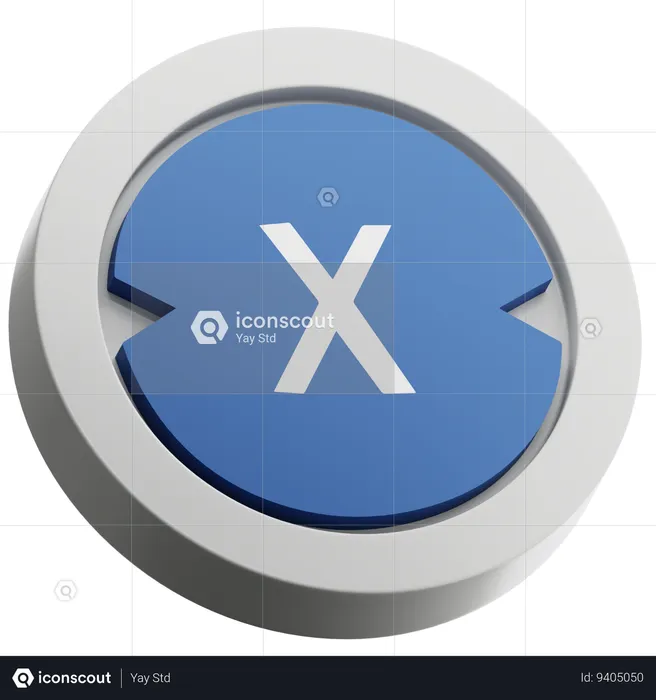 Xdc Logo 3D Icon