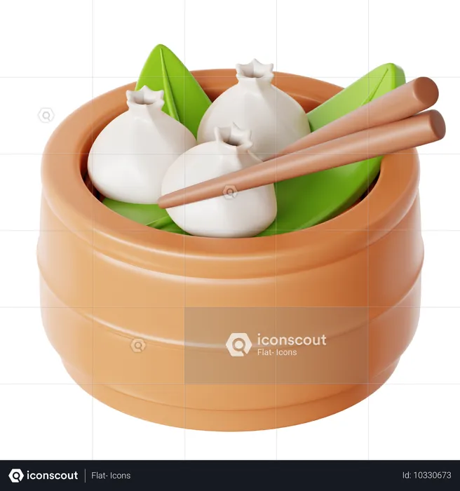 Xiao Long Bao  3D Icon