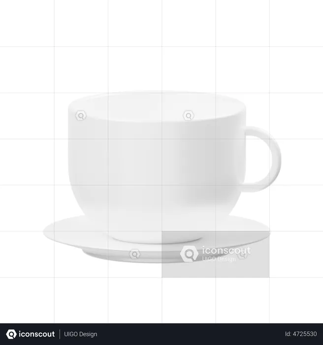 Xícara de café  3D Illustration