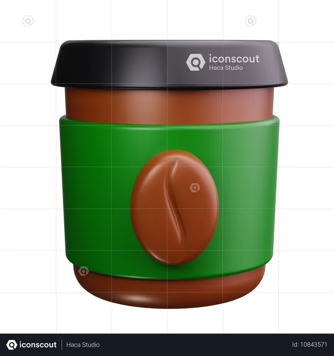 Para ir xícara de café  3D Icon