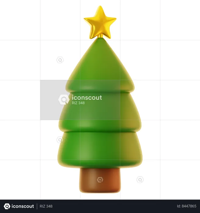 Xmas Tree  3D Icon