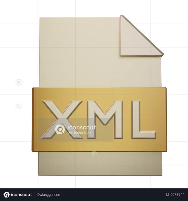 XML-Datei  3D Icon