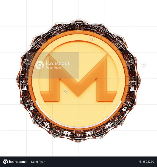 Xmr  3D Illustration