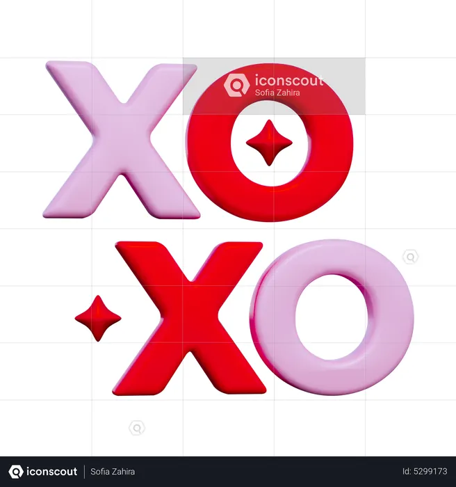 Xoxo  3D Icon