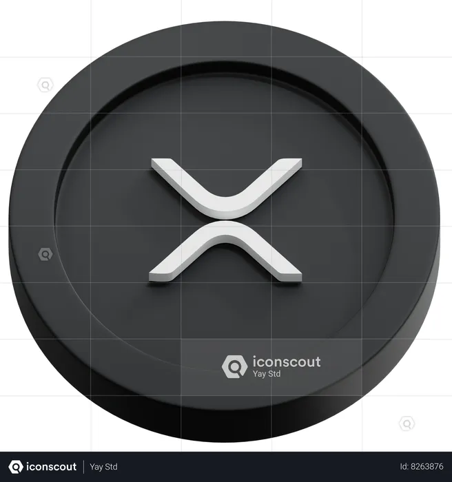 Xrp Logo 3D Icon