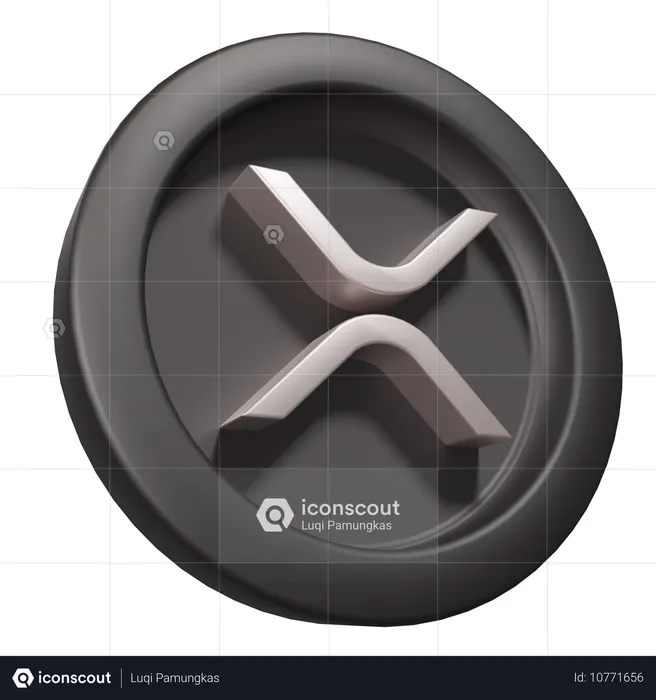 XRP  3D Icon