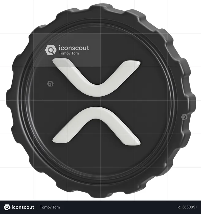 XRP  3D Icon