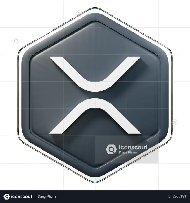 XRP Badge  3D Icon