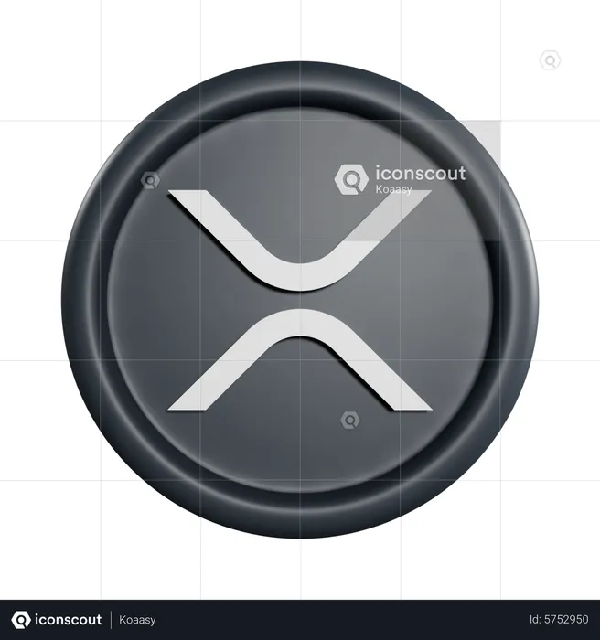 XRP-Münze  3D Icon