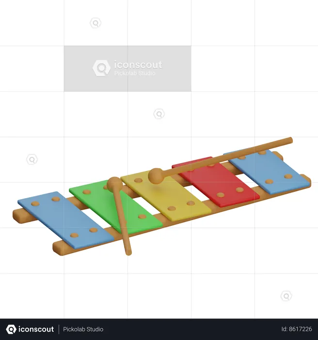 Xylophone  3D Icon