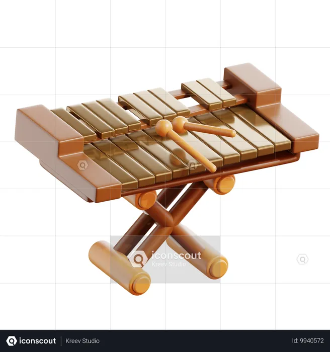 Xylophone  3D Icon