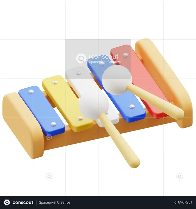 Xylophone  3D Icon