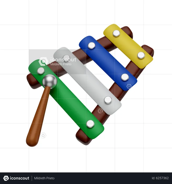 Xylophone  3D Icon