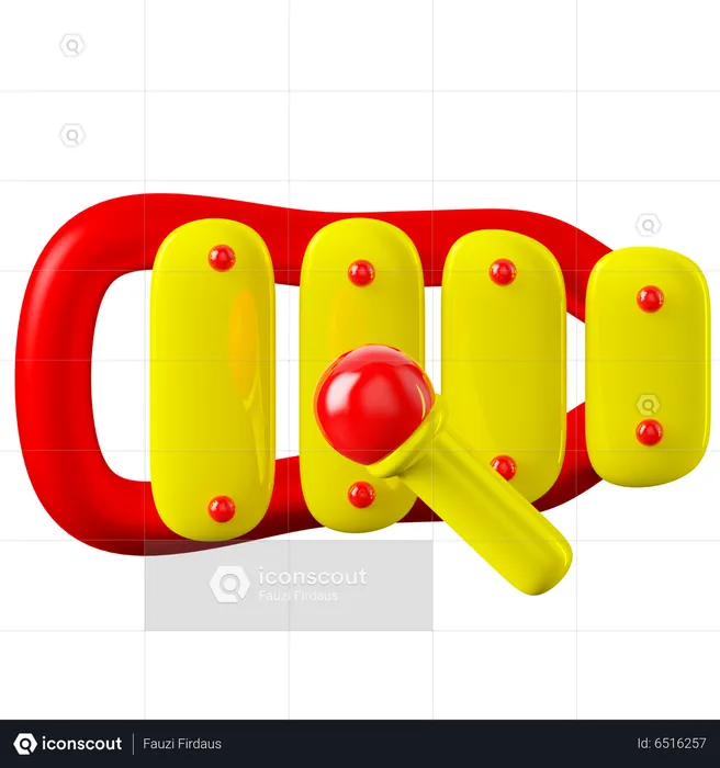 Xylophone  3D Icon