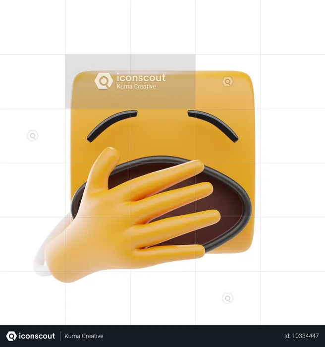 Yawning Face Emoji Emoji 3D Icon