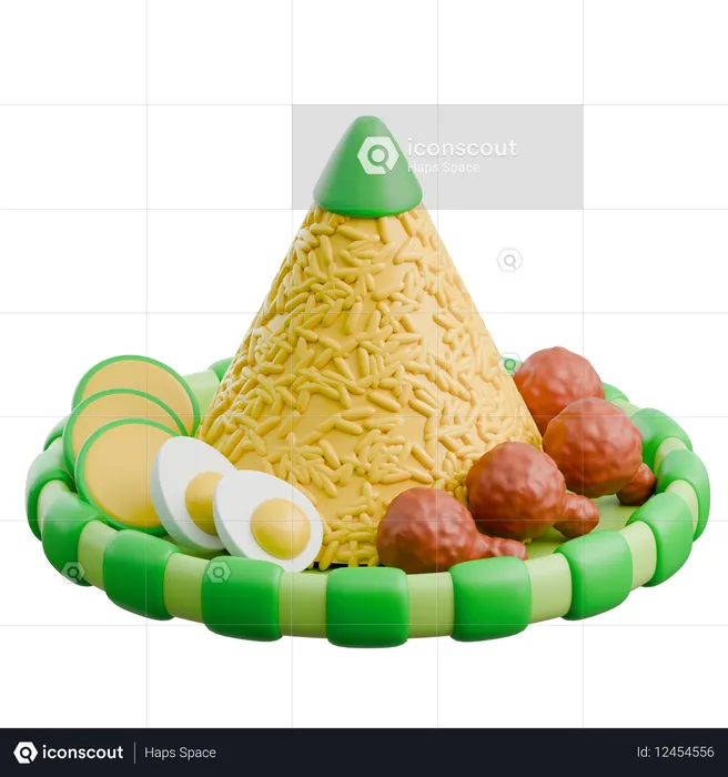Yellow Rice  3D Icon