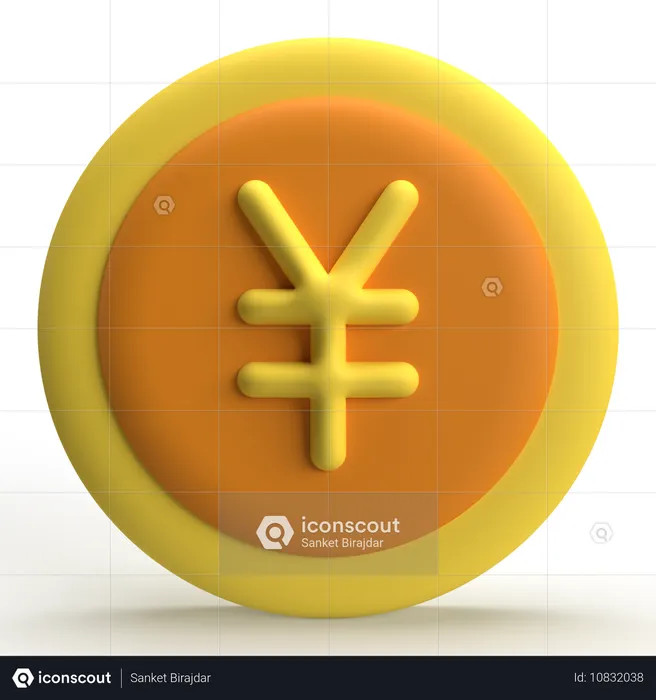 Yen  3D Icon