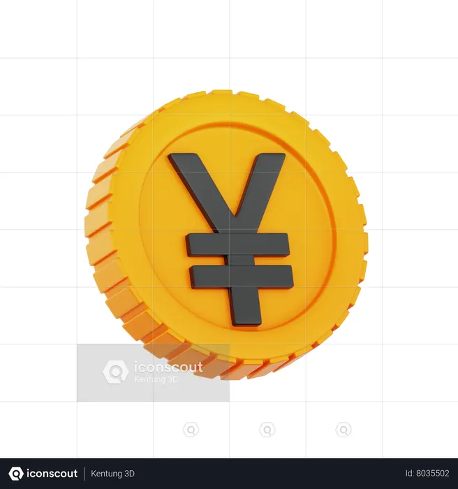 Yen  3D Icon
