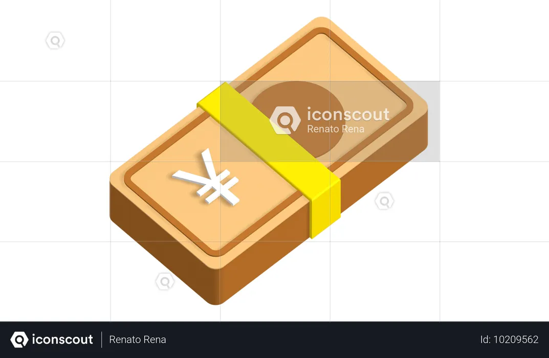 円束  3D Icon