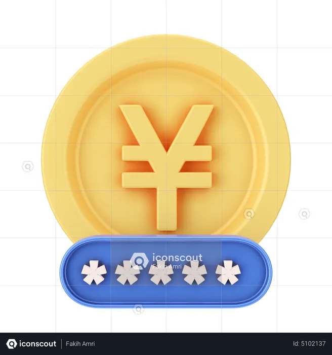 Yen Password  3D Icon