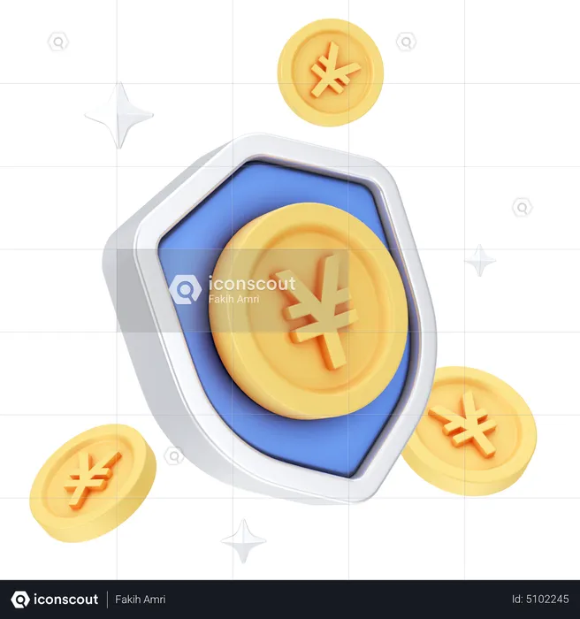 Yen Security  3D Icon