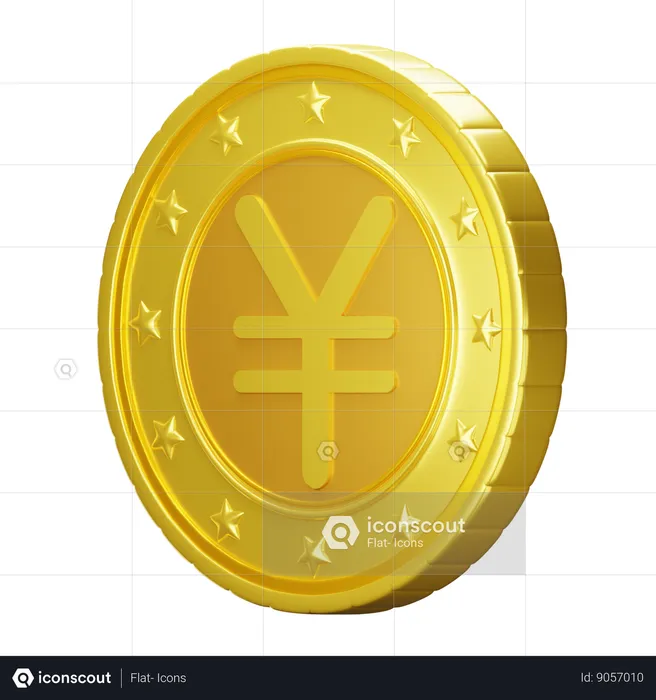 Yen Symbol  3D Icon