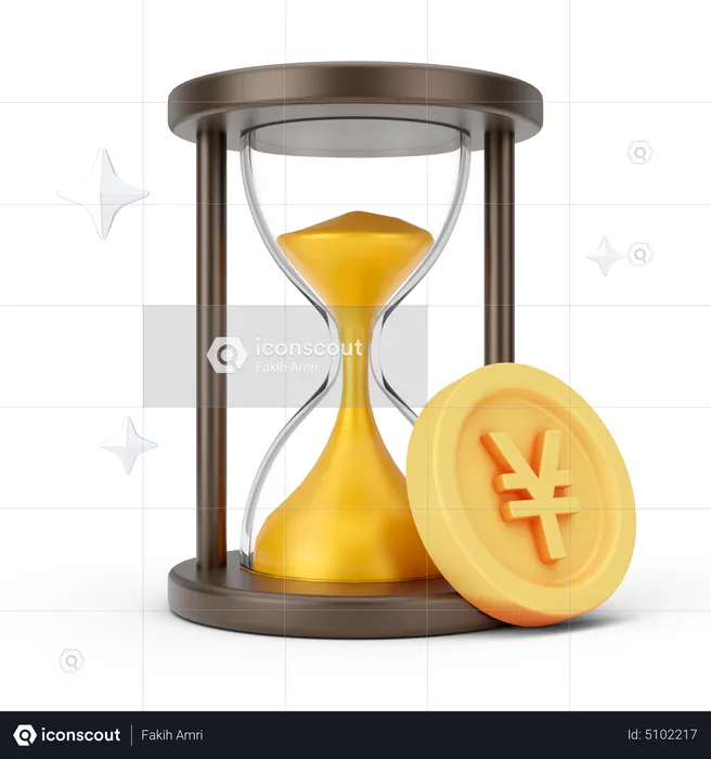 Yen-Stunden  3D Icon