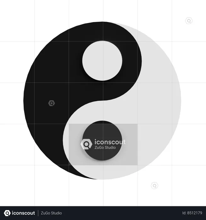 Yingyang  3D Icon
