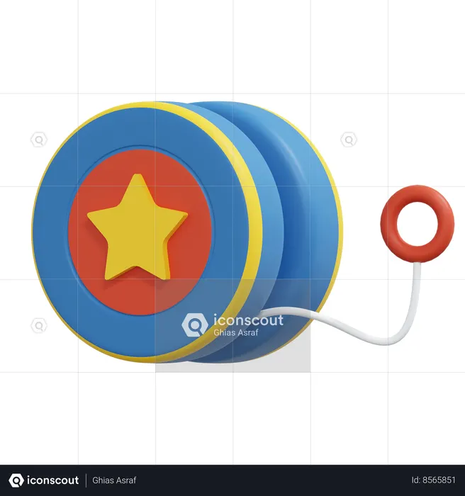 Yo Yo Toy  3D Icon