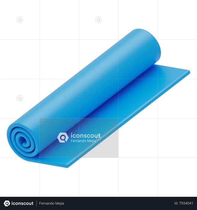 Yoga Carpet  3D Icon