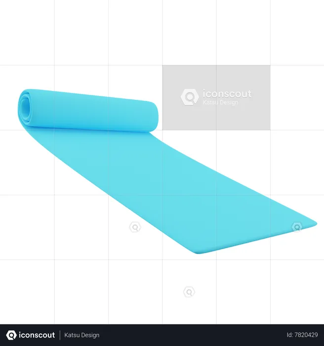 Yoga Mat  3D Icon