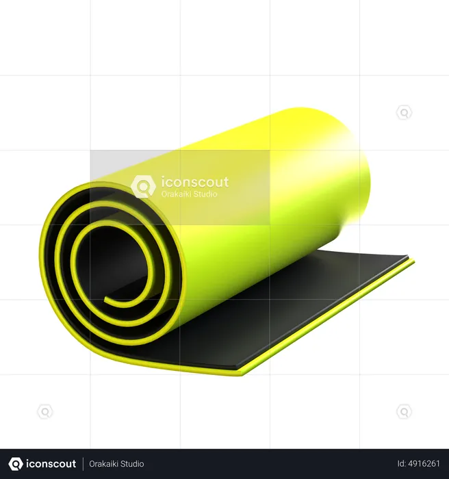 Yoga Mat  3D Icon