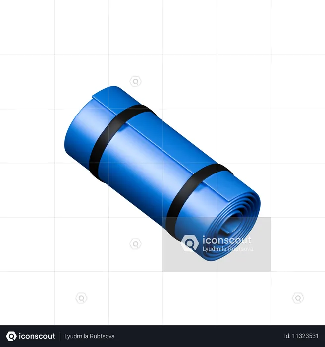 Yoga mat  3D Icon