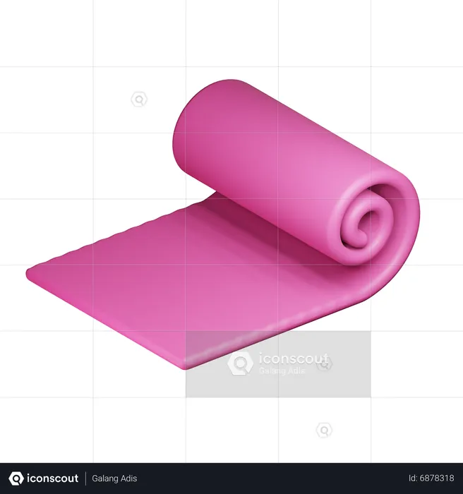 Yoga mat 3d illustration 10864659 PNG