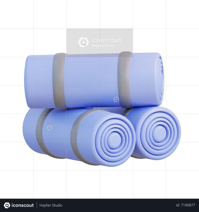 Yoga Equipment 3D Icon download in PNG, OBJ or Blend format