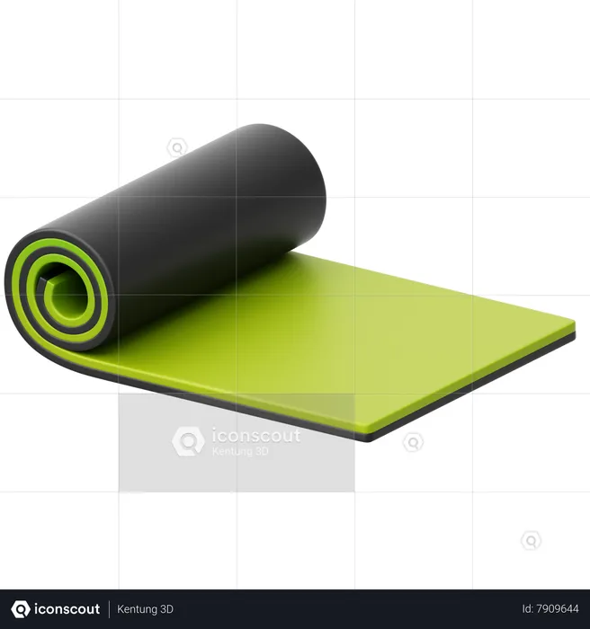 Yoga Mattress  3D Icon