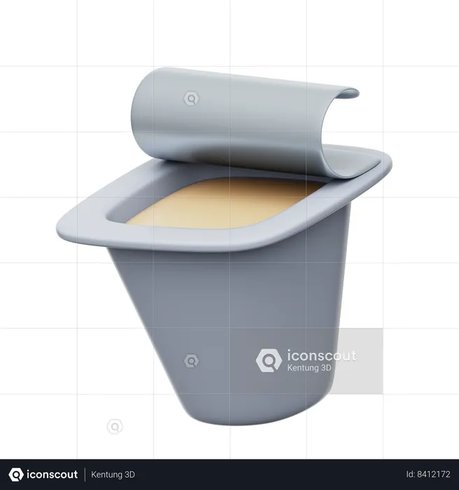 Yogurt  3D Icon