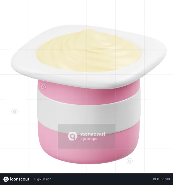 Yogurt  3D Icon