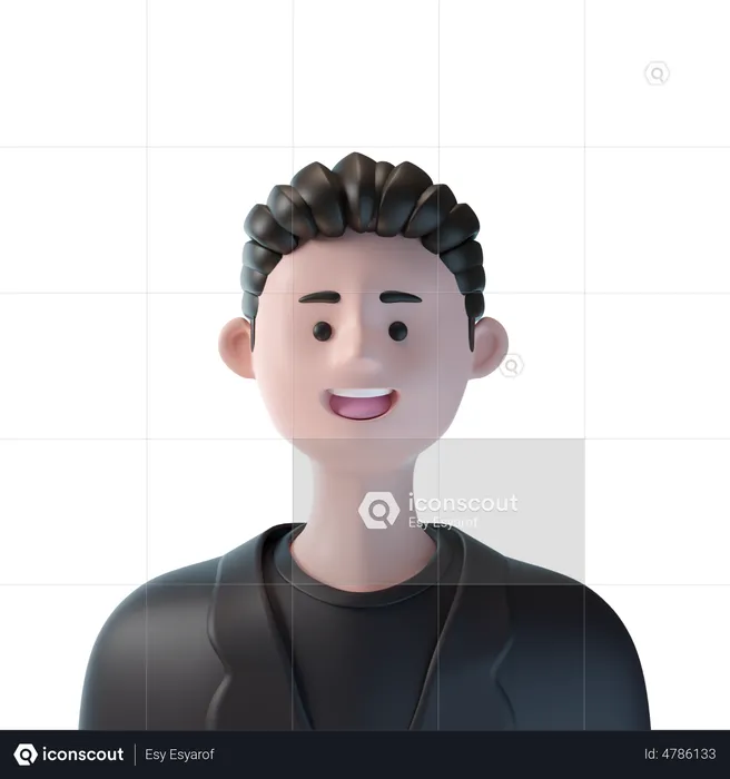 Young Boy  3D Icon