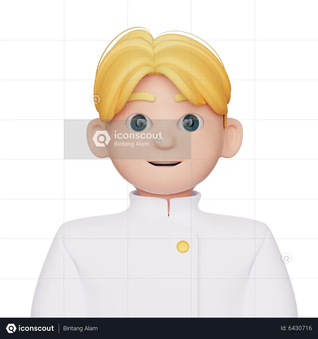 Young Boy  3D Icon