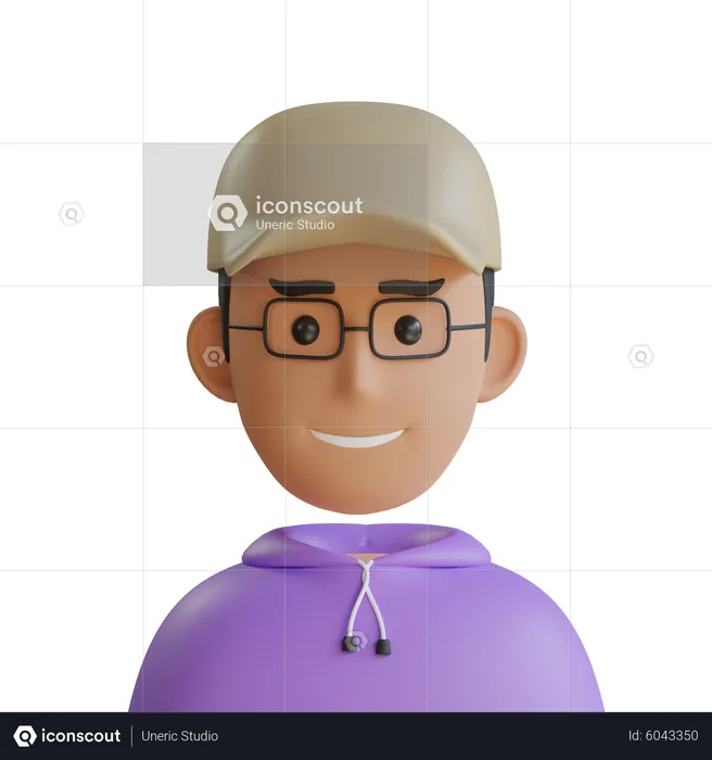 Young man  3D Icon