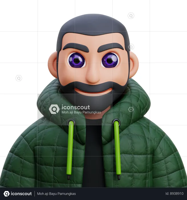 Young man  3D Icon