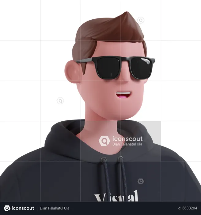 Young Person  3D Icon